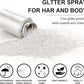 Hair and Body Glitter, 1PC Peal White Hair Glitter Extra Fine Face Shimmer Powder for Clothes, Festival Loose Sparkle Powder for Rave Clothes Nail Art Easter Halloween Crafts (Peal White)
