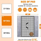 LOOBANI Washable Pee Pads for Dogs, Reusable Pee Pads for Dog Mat Puppy Pads Training Pads Non Slip Whelping Pad for Dog Playpen, Crate, Car, Grey 2 Pack 36 x 36 in