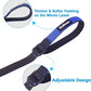 PetBonus Short Dog Leash, Safety Wrist Strap for Retractable Dog Leash, Reflective Design and Adjustable Soft Padded Handle, Extra Layer Security for Pet Stroller (Blue) 1 Pack