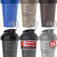 '-6 PACK- Shaker Cups for Protein Shakes 20 oz - 6x Wire Whisk | Leak Proof Protein Shaker Bottle for Protein Shakes, Shaker Bottle Pack for Pre & Post Workout, Shaker Cup (Modern Neutrals)