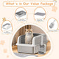 Stainless Steel Litter Box with Lid, Metal Litter Box with Cat Litter Mat,Extra Large Enclosed Cat Litter Boxes for Multiple Cats, Anti-Leakage,Non-Stick, Easy to Clean, Included Mat, Scoop