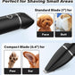 Casfuy Cordless Dog Paw Trimmer - Low Noise Small Dog Clippers with Double Blades USB Rechargeable Grooming Clipper for Dogs Cats and Small Pets for Trimming Hair Around Paws, Eyes, Ears, Face, Rump