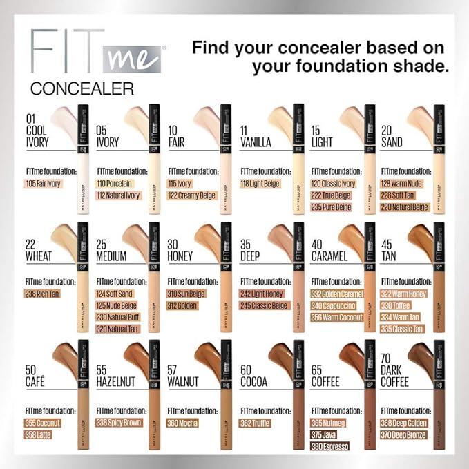 Maybelline New York Fit Me Matte + Poreless Liquid Foundation, Pouch Format, 360 Mocha, 1.3 Ounce