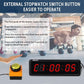 Fitness Timer with Stopwatch Button, Suitable for School/exam/Home Exercise/Gym/Gym SMAHEAT Electronic Fitness Timer (1.5 inch six-Digit All-red)