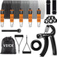 VEICK Resistance Bands, Exercise Bands for Working Out with Handles, Elastic Workout Bands for Men Women, Exercising Bands for Strength Training Equipment at Home Gym