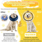 Inflatable Dog Cone Collar with Detachable Enhanced Anti-Licking Shield, Soft Neck Donut Collar for Dogs After Surgery, Adjustable Dog Cone Alternative for Large Medium Small Dogs & Cats