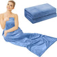 Infrared Sauna Blanket Towel Inserted 30" x 70" Reusable Machine Washable Insert Towel Easy Detoxification Simplifies Clean-Up Super Absorbent Perfect Companion for Infrared Sauna Blanket (Blue)