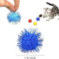 Andiker Cat Crinkle Balls, 2.36 Inches Colorful Cat Balls Chew and Chase Cat Mylar Crinkle Balls Lightweight Cat Toys for Indoor Cats to Keep Fit and Active (100pc)