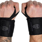 Gymreapers Weightlifting Wrist Wraps (IPF Approved) 18" Professional Quality Wrist Support with Heavy Duty Thumb Loop - Best Wrap for Powerlifting Competition, Strength Training, Bodybuilding