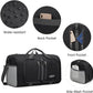 G4Free 40L/65L Foldable Duffel Bag, Water-Repellent Travel Backpack, Lightweight Carry Bag for Overnight Weekender Sports Men Women