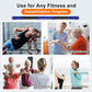 Fitness Exercise Bar,Elastic Fitness Bar,High Frequency Vibration Training Fat Buring Workout Bar for Yoga Pilates Sports,Power Twister for Arm,Abdominal Muscles Strength Exercises In Home Gym