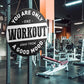 Gym Sign Decor, Home Gym Sign, Workout Room Fitness Room Decor Gym Sign Decoration, Gym Gift for Trainer Exercise Lover, Your Are Only One Workout
