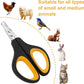 Cat Nail Clipper, Premium Dog Nail Clippers Trimmers Cat Claw Pet Nail Clippers Professional Ergonomic Anti-Slip Small Animals Grooming Tool for Kitten Cats Puppy Birds Hedgehogs Rabbits Hamsters