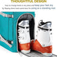 Unigear Ski Boot Bag Backpack for Helmet 50L/70L, Goggles, Gloves, Skis, Snowboard & Accessories
