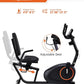 Recumbent Exercise Bike for Seniors - 400LB Weight Capacity Recumbent Bikes with Comfortable Seat, Pulse Sensor, 16-level Resistance, LCD Monitor