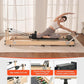 VEVOR Pilates Reformer Machine, Pilates Workout Equipment for Home Gym Studio Use, Pilates Bed with Dual Resistance- Spring & Cord, Reformer Set, Up to 400 LBS