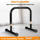 AmazeFan Parallettes Bars, 12'' High Steel Push Up Bar Strength Training For Handstands, Calisthenics Bars & Dip Bars, Calisthenic, Push Up Stands Handle for Floor Workouts Calisthenics Equipment ﻿