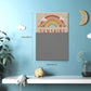 You Are My Sunshine Inspirational Canvas Wall Art Motivational Encouragements Wall Decor First Communion Gifts for Girls Boys Toddler Teens Pictures Painting Print Artwork Framed Decorations Nursery Dorm Bedroom 16"x24"