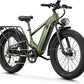 LEONX M2 Pro Electric Bike,1800W Motor Electric Bike for Adults, 26'' x 4.0'' Fat Tire Ebike with 48V 17.5AH Battery, 36MPH 85Miles Long Range Electric Mountain Bike, Up to 110 Nm