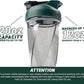 HELIMIX 1.5 Vortex Blender Shaker Bottle Holds Upto 20oz | No Blending Ball or Whisk | USA Made | Portable Pre Workout Whey Protein Drink Shaker Cup | Mixes Cocktails Smoothies Shakes | Top Rack Safe