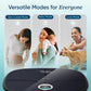Etekcity Smart Rechargeable Scale for Body Weight, BMI, Fat, Muscle Mass, Digital Bathroom Scale with 13 Metrics, Secret Mode, Bluetooth Connect to Free Apps, Stealth Black
