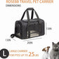 Cat Carrier Dog Carrier Pet Carrier Cat Bags for Small Medium Cats Dogs Puppies of 15 Lbs,of Airline Approved Small Dog Bag Soft Sided,Collapsible Travel Puppy Carrier(Large, Black)