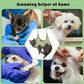 Guzekier Pet Hammock Harness for Cats & Dogs, Sling for Grooming, Restraint Bag with Nail Clippers/Trimmer, Comb, Ear/Eye Care
