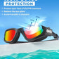 OMID Swim Goggles, P2 Polarized Swimming Goggles for Men Anti-fog Goggles Swimming for Adult Women