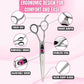 Kenchii Love Left Handed Dog Grooming Scissors, 7 Inch Straight Shears, Dog Scissors for Grooming, Professional Pet Grooming Scissors, Ergonomic & Comfortable