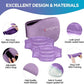 Comfytemp Ice Pack for Back Pain Relief, 2 Packs, Reusable Gel Lower Back Wrap Ice Brace for Sciatica Injuries, Hot Cold Compression for Lower Lumbar, Waist, Men Women Surgery Get Well Gifts (Purple)