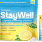 Nouri Daily StayWell Digestive & Immunity Drink Mix | Supports Gut Health, Digestion, Immunity & Energy | Probiotics, Prebiotics, Colostrum & Daily Vitamins | 30 Stick Packs