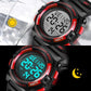 Kids Watch,Boys Watch for 3-15 Year Old Boys,Digital Sport Outdoor Multifunctional Chronograph LED 50 M Waterproof Alarm Calendar Analog Watch for Children with Silicone Band,Kids Gift