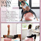 Yoga Ball for Exercise, Pilates Set, 4 Sizes Fitness Ball for Workout, Birthing, Pregnancy, Physical Therapy- Pump Included