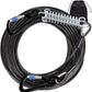 Snagle Paw Dog Tie Out Cable 30FT-1000LBS Break Strength,Heavy Duty Dog Leads for Yard with Shock Absorbing Spring & Swivel Hook,Long Leash Cable for Outdoor Tethering,Dog Line for Small Large Dogs