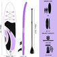 Inflatable Stand Up Paddle Board 10‘x30‘‘- Ultra-Light SUP with Backpack, Pump, Paddle, Coil Leash, 3 Fins, Repair Kit, Stable Design, Non-Slip EVA Deck for Adults & Youth