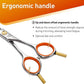 Fenice Peak 5'' Small Thinning Scissors Lightweight Dog and Cat Grooming Scissors with Safety Round Tip JP440C Stainless Steel Sharp Blades for Body Facial Nose Ear and Paw Hair Easy Use