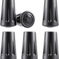 BlingKingdom 6 PCS Walking Stick Caps Trekking Pole Tips Rubber Hiking Walking Stick Tips for Hiking Sticks, Trekking Poles, Walkers