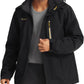 MAGCOMSEN Men's Hooded Windproof Water Resistant Rain Jacket Windbreaker 5 Pockets for Hiking,Fishing,Travel