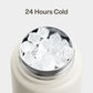 Insulated Water Bottle with Straw Stainless Steel Water Bottle, Leak-Proof, BPA-Free, Double Wall Vacuum Keeps Cold for 24 Hours for Sports, Travel, School (32 oz, Cream Moon)