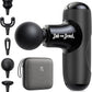 BOB AND BRAD Q2 Mini Massage Gun, Pocket-Sized Deep Tissue Massager Gun, Portable Percussion Muscle Massager Gun, Ultra Small & Quiet Muscle Massage Gun with Carry Case, Home Gym Travel, Black