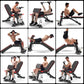Adjustable Weight Bench,Utility Workout Bench Foldable Incline Decline Benches for Home Gym Full Body Workout,Load 600LBS