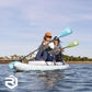 SUP Paddle - Paddle Board Paddle 4 Piece Stand Up Paddleboard Paddles Lightweight Floating Kayak Paddle - Light Blue - Lake Green - Light Green