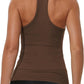 iGENJUN Workout Tops for Women Racerback Basic Tank Summer 2025 Camisole V Neck Slim Fit Ribbed Sleeveless