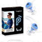 Hearprotek Swimmer Ear Plugs, 1 Pair Custom-fit Water Protection Adult Swimming Earplugs for Swimmers Surfer, Universal-fit with Lanyard, Perfect for Swimming,Surfing, Other Water Activities Blue
