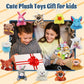 24 Packs Mini Plush Animals Toys, Animals Keychain Charms for Kids, Small Stuffed Animal Bulk for Kids, Easter Party Favors, Easter Basket Stuffers, Carnival Prizes, School Gifts