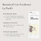 Sea Salt Surf Car Air Freshener, 4 Pack