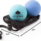 Physical Massage Therapy Ball Set - Ideal for Yoga, Deep Tissue Massage, Trigger Point Therapy and Myofascial Release Physical Therapy Equipment
