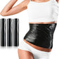 60 Meters Black Osmotic Plastic Body Wrap, Workout and Sweat Enhancer Stomach Wrap Body Wrap Film Applicator Power Wrap(3 Rolls)