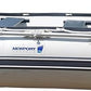 Newport 8ft 10in Dana Inflatable Sport Tender Dinghy Boat - 3 Person - 10 Horsepower - USCG Rated, White/Gray
