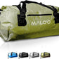 Malo'o Waterproof Dry Bag Duffel 40L/60L/100L, Roll Top Duffel Keeps Gear Dry for Kayaking, Rafting, Boating, Swimming, Camping, Hiking, Beach, Fishing - Internal & External Pockets and Molle Loops